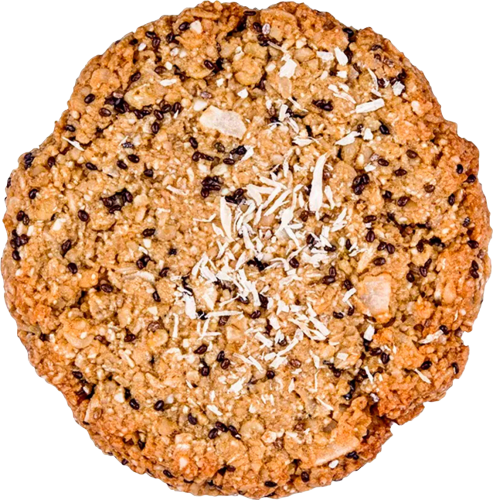 50 Cashew Cookie, Lemon, Oat g Cookie, Chia &