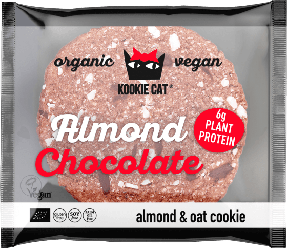 Cookie, Mandel Chocolate, Almond & Oat Cookie, 50 g