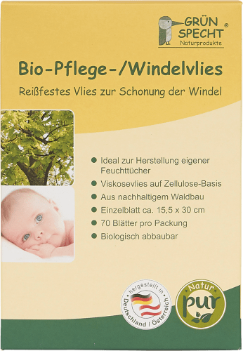 Bio-Pflege-/Windelvlies, 70 Blatt, 1 St