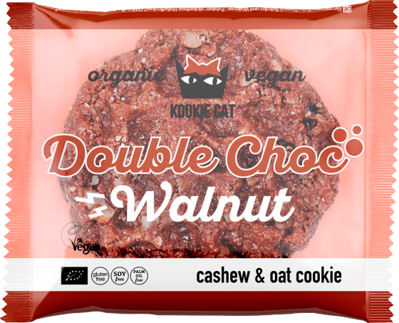 Cookie, Double Walnut, g Oat & Cashew 50 Choc Cookie