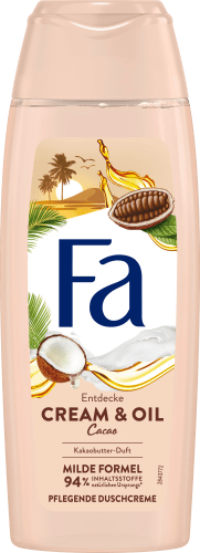 Cremedusche cream & oil Kokosnuss Kakaobutter, 250 ml