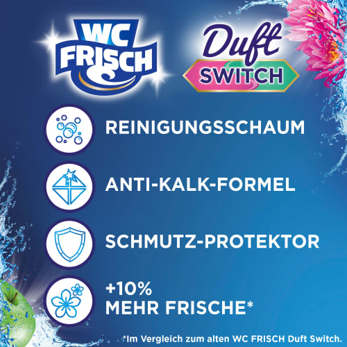 WC-Stein Duft Grüner St Apfel Wasserlilie, Switch & 2