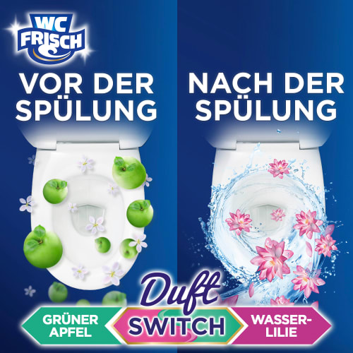 St Grüner Switch Apfel WC-Stein Duft Wasserlilie, & 2