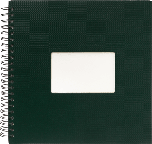 Fotoalbum Profi 30x30 Innenseiten, Grün, weißen St cm mit 1