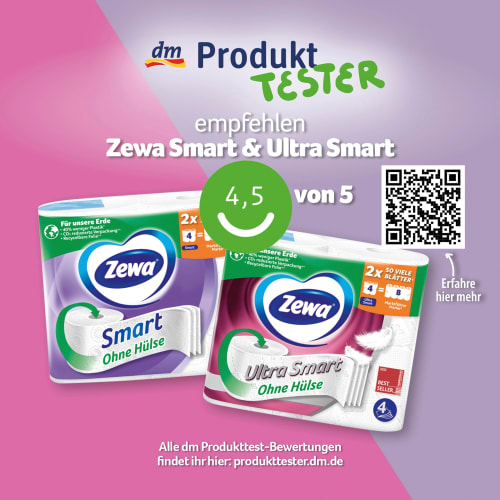 4 Blatt), Ultra Smart Toilettenpapier 4-lagig (4x280 St