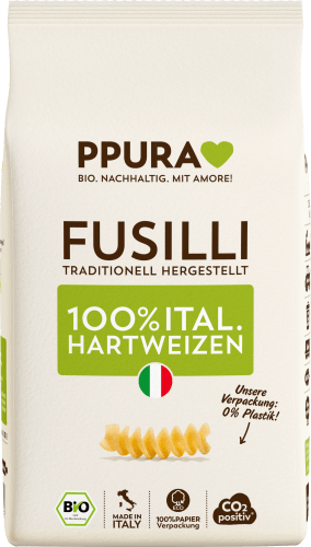 Nudeln, Fusilli aus italienischem g Hartweizen, 500