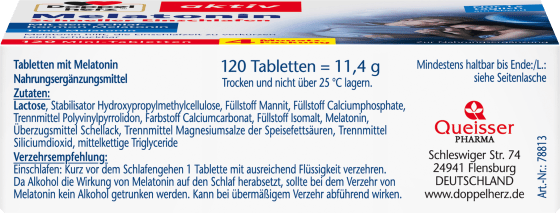 Melatonin Tabletten 120 St, 11,4 g