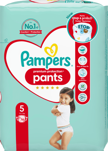 Baby Pants Premium Protection 16 (12-17 5 kg), Junior Gr. St