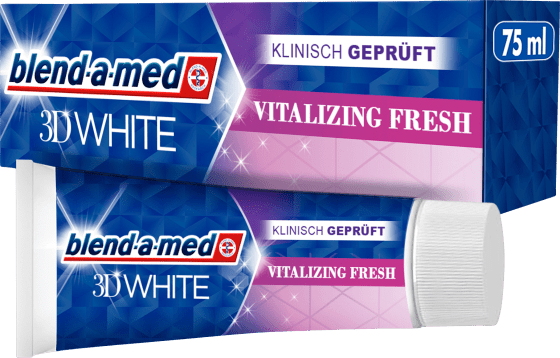 Fresh, Vitalizing White 75 Zahnpasta ml 3D