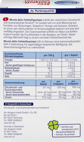 Aktiv Fettstoffwechsel 45 g St, 25 Kapseln