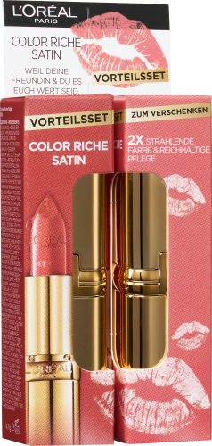 Lippenstiftset St 230, 2tlg, & Riche Color 1 108