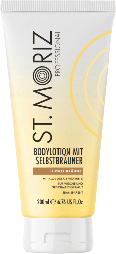 Bodylotion mit \'daily Selbstbräuner moisturiser\' tanning 200 light, ml