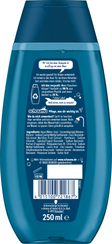 Kinder Shampoo & Waschgel 250 Blaubeere, ml