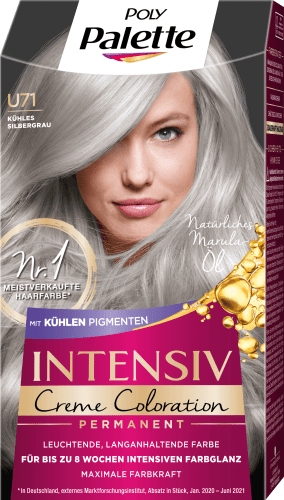 Haarfarbe U71 Silbergrau, Kühles 1 St