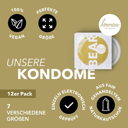 12 Kondome St Breite 60mm, Bear,
