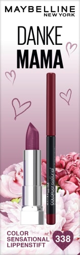 Lippenstiftset Color Sensational 338 & Sensational Color g Lipliner 110, 4,4