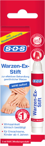 Entferner Warzen 1 Warzen-Ex, St Stift,