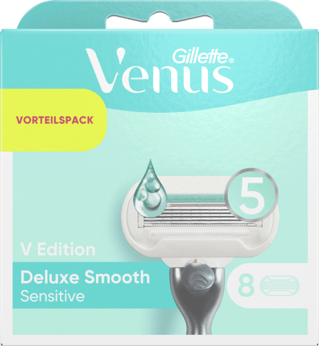 Deluxe V Sensitive Rasierklingen, St Smooth Venus 8 Gillette Edition,