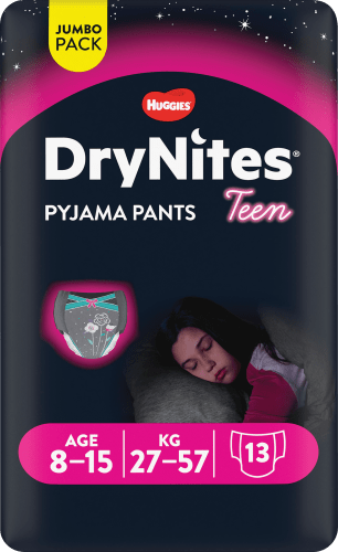Vorzüglicher Pyjama Pants Mädchen 8-15 Jahre, St 13 Jumbopack