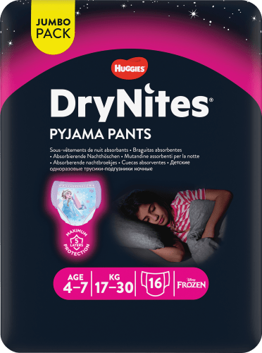 Pyjama Pants Mädchen 4-7 Jahre, Jumbopack, 16 St