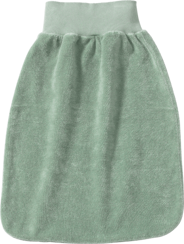 Strampelhalbsack aus Frottee, Gr. 62/68, St grün, 1
