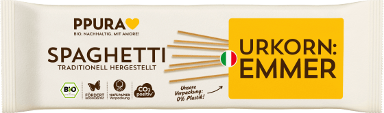 Nudeln, Spaghetti aus italienischem Emmer, 500 g