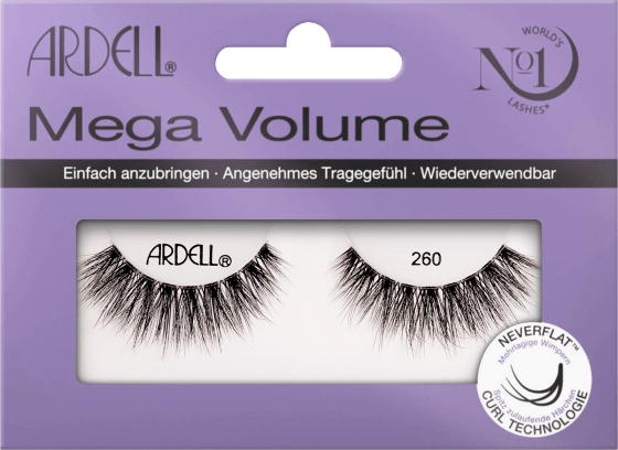 Künstliche Wimpern Mega Volume 260 (1 Paar), 2 St