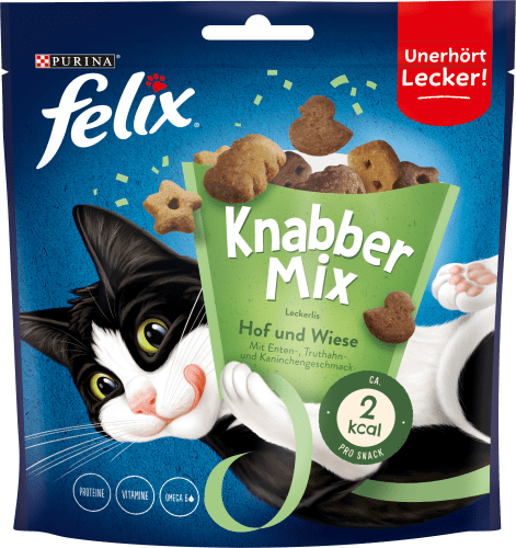 Mix Katzenleckerli Knabber Hof g Wiese, 120 &