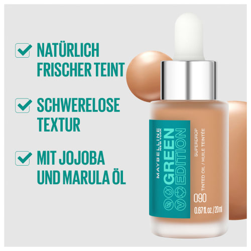 Foundation Green Edition Superdrop ml 20 Tinted 40, Oil Dry