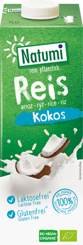 l Kokos, Reis Pflanzendrink, 1