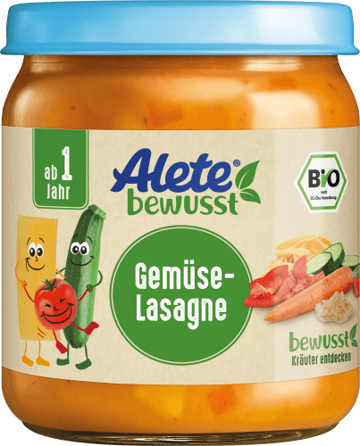 Menü Gemüse-Lasagne ab 1 Jahr, 250 g | Babygläschen & Co.
