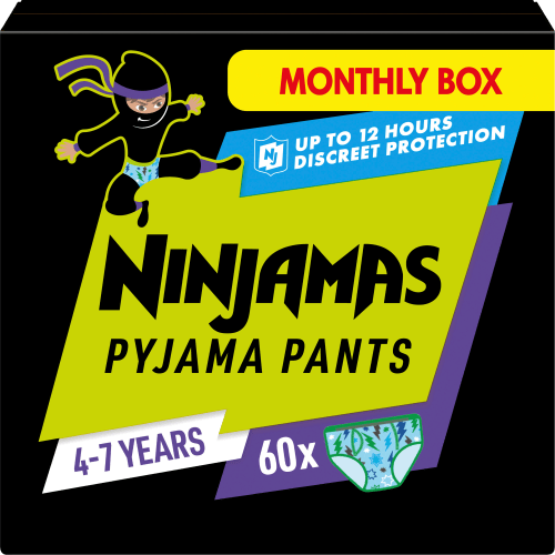 Pyjama Pants für Jungen 4-7 Jahre, Monatsbox, 60 St