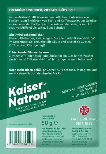 Kaiser Natron Pulver (5 x 50g), g 250