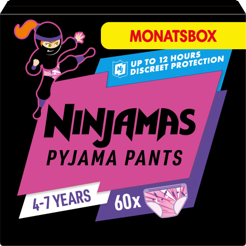 Pyjama Pants Mädchen 4-7 Jahre, Monatsbox, 60 St