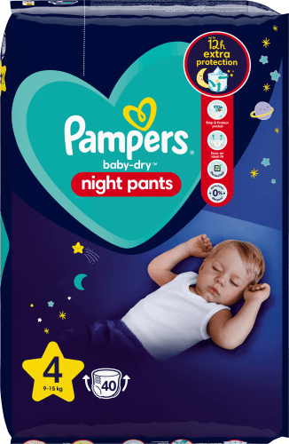 Baby Pants night Baby Dry Gr.4 Maxi (9-15 kg), 40 St | Windel Pants