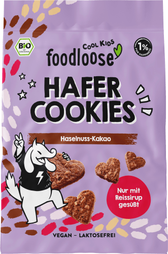 Kinderkekse cool kids Cookies Hafer Haselnuss-Kakao, 120 g