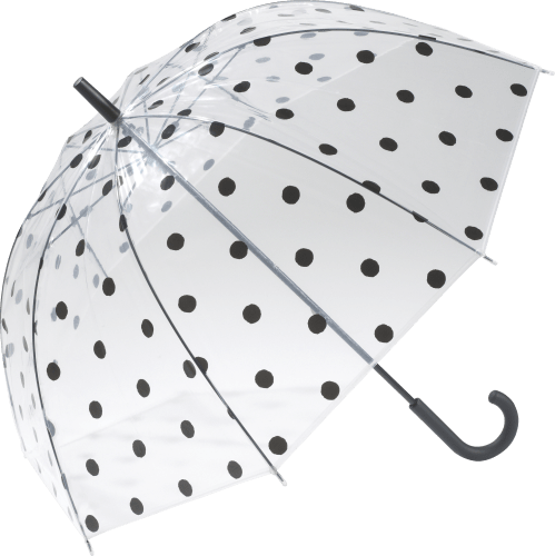 Regenschirm Punkte transparent, 1 St