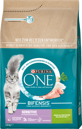 Trockenfutter Katze sensitive mit Truthahn kg Reis, & Adult, 2,8