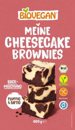 Backmischung, Meine Cheesecake g Brownies, 480 glutenfrei