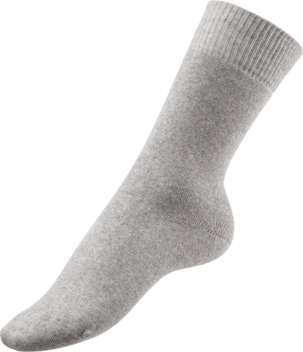Soft-Socken mit Bio-Baumwolle, grau, 39-42, Gr. St 1