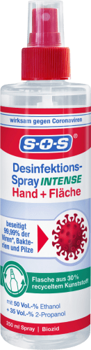 Desinfektionsspray Intense Hand & Fläche, 250 ml