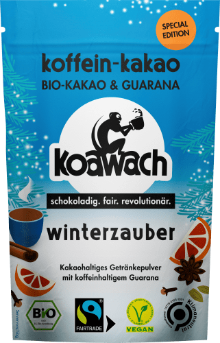 Kakaopulver Winterzauber 100 Zimt, & Guarana, mit g Orange