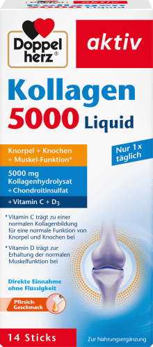 Kollagen 5000 Liquid 14 Sticks, 140 ml