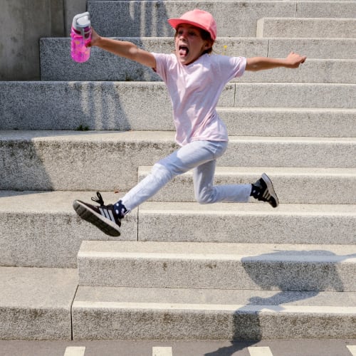 Trinkflasche Kinder Viva St 1 pink, 500 ml, One