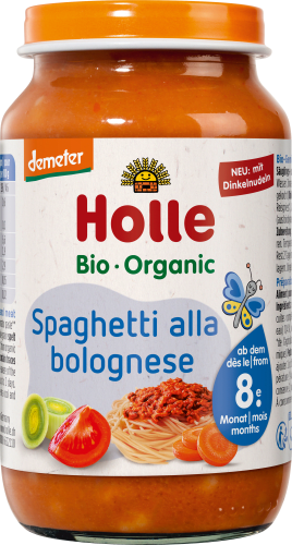 Menü Spaghetti Bolognese ab g 220 dem 8.Monat