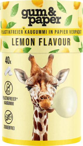 Kaugummi, Lemon Flavour, zuckerfrei (40 Stück), 55 g