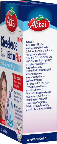 Biotin Tabletten Plus g Kieselerde 75 St, 56