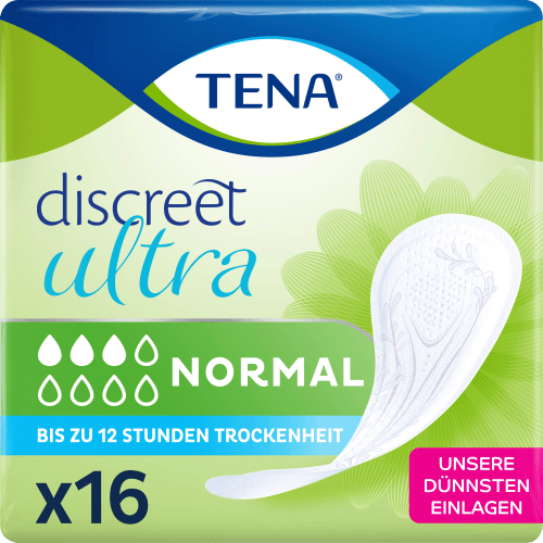 16 Normal, Einlagen St discreet Ultra Inkontinenz