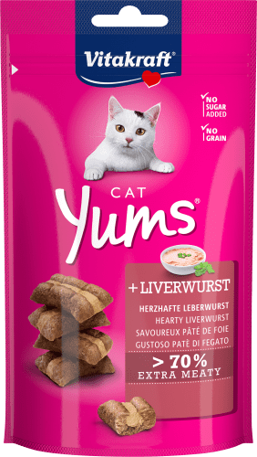 Katzensnack Cat Yums Leberwurst, 40 g