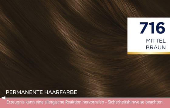 Haarfarbe 716 Mittelbraun, 1 St